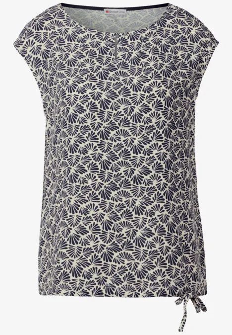 Bedrucktes Shirt deep blue