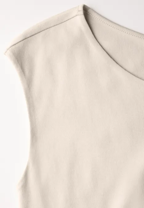 Shirt mit U-Boot-Ausschnitt smooth sand beige Shirt mit U-Boot-Ausschnitt smooth sand beige