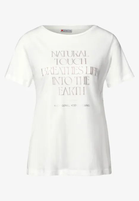 T-shirt avec art wording off white