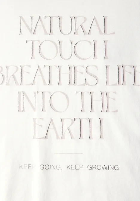 T-shirt avec art wording off white