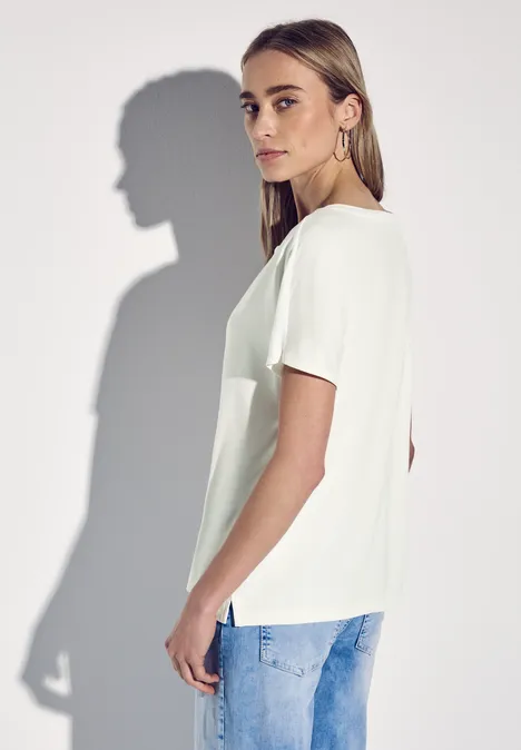 T-shirt en couleur unie off white