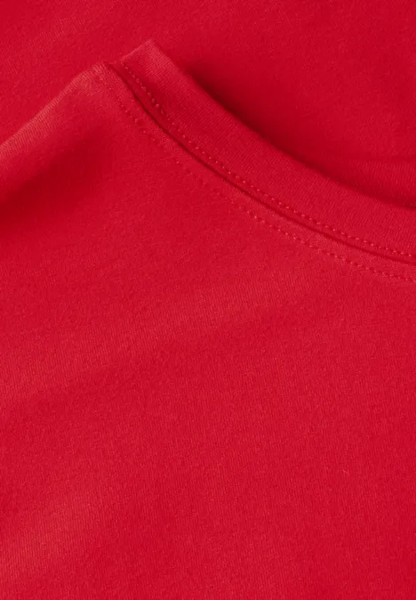 T-shirt en couleur unie glory red