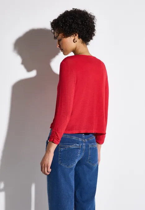 Offene Jacke glory red