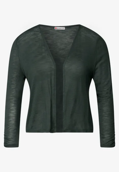 Veste ouverte mid green