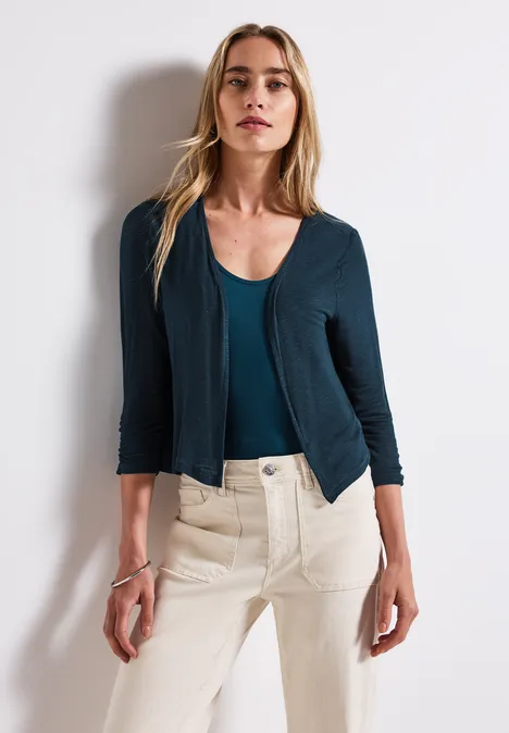 Veste ouverte tide blue
