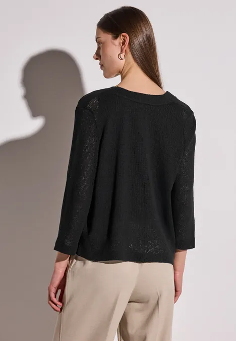 Veste ouverte Black
