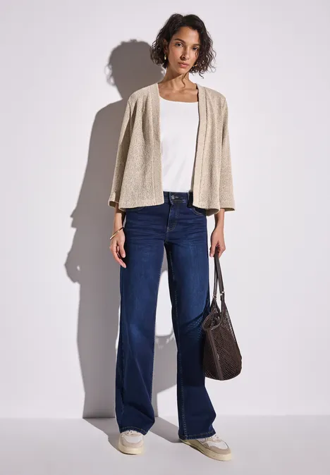 Veste ouverte moonstone sand