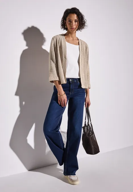Veste ouverte moonstone sand