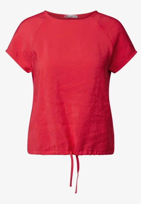 T-shirt avec cordon de serrage glory red