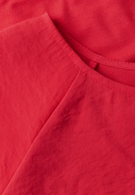 T-shirt avec cordon de serrage glory red