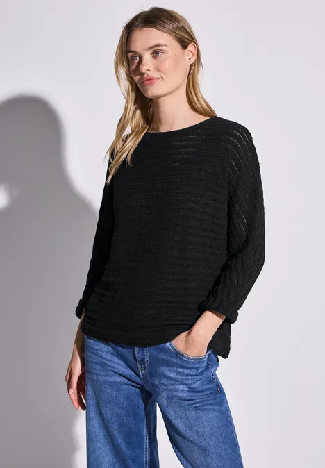 T-shirt en tricot Black