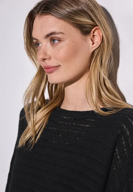 T-shirt en tricot Black