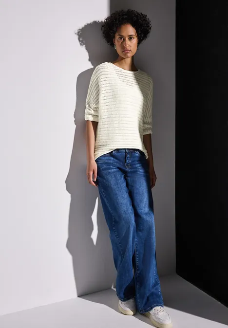 T-shirt en tricot off white