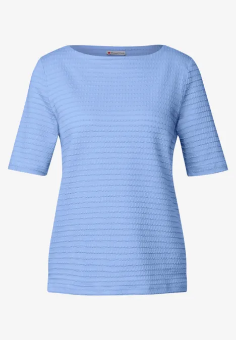 T-shirt structuré serenity blue