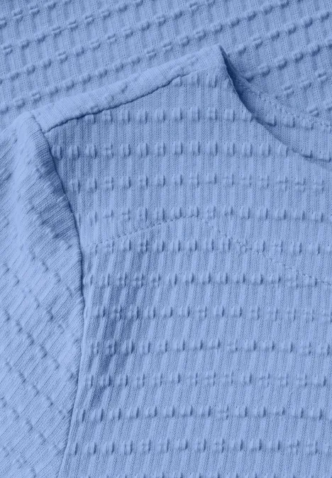T-shirt structuré serenity blue