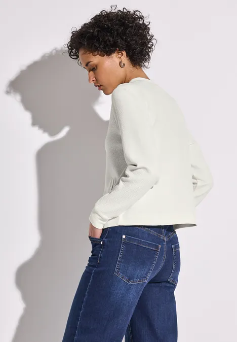 Veste légère structurée off white