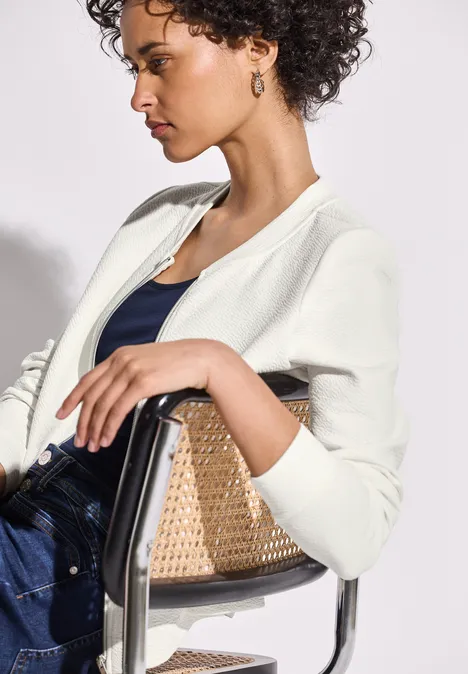Veste légère structurée off white