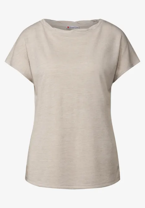 Leinen-Look Shirt moonstone sand