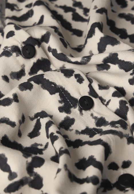 Shirt im Blusen-Look moonstone sand