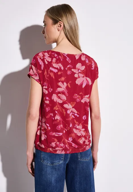 T-shirt à motifs glory red