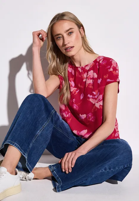 T-shirt à motifs glory red