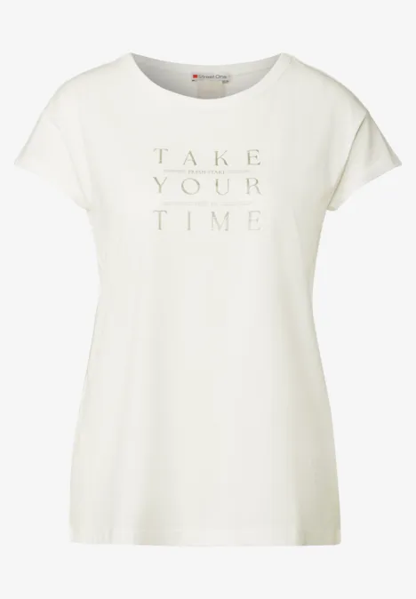 Shirt mit Wording off white