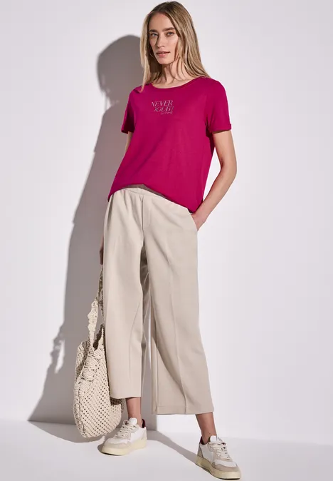 Shirt mit Frontprint juicy berry
