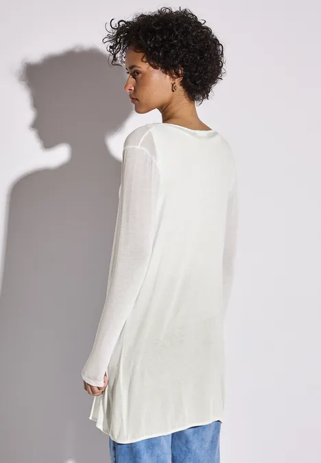 Offene Jacke off white