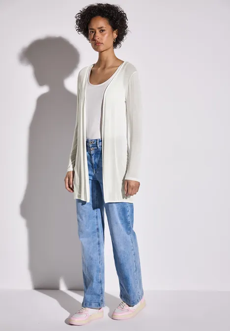 Offene Jacke off white
