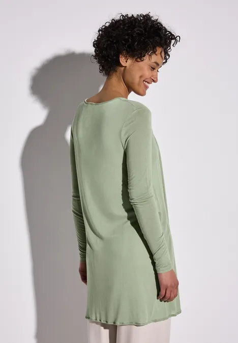 Offene Jacke soft moss green