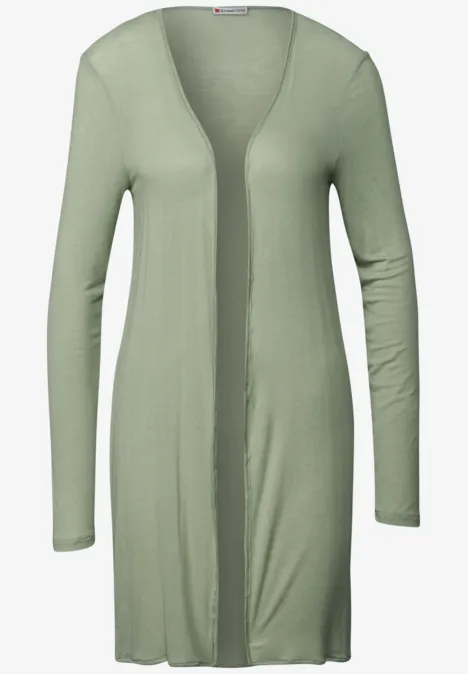 Offene Jacke soft moss green
