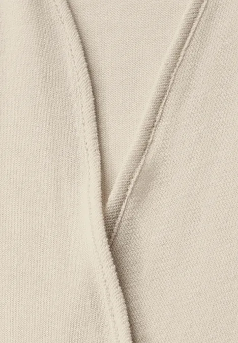 Offene Jacke moonstone sand
