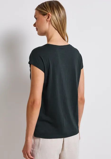 Shirt mit Dekotape pine grove green