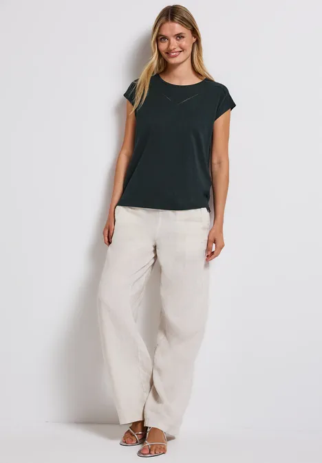 Shirt mit Dekotape pine grove green