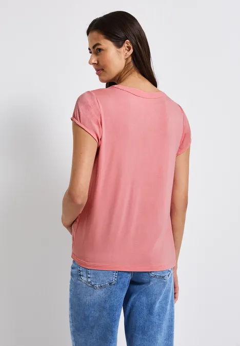 Shirt im Tunika-Look blush peach