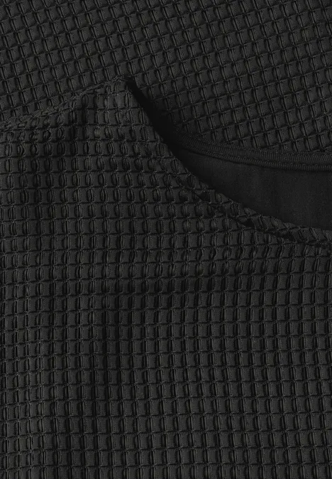 2-in-1 Mesh T-Shirt Black