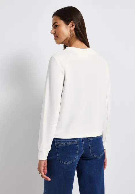 Veste courte avec poches off white