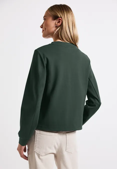 Kurze Jacke mit Taschen mid green Kurze Jacke mit Taschen mid green