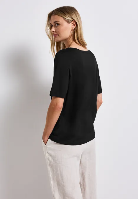 Softes Shirt mit Wording Black