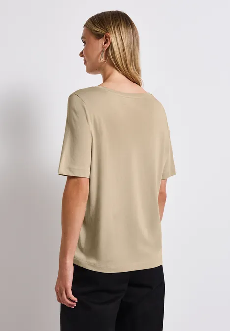 Softes Shirt mit Wording coastal beige
