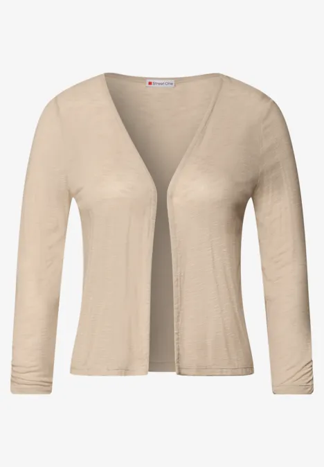 Offene Jacke coastal beige