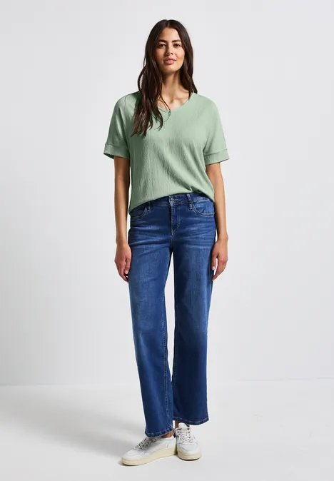 Strukturmix Shirt soft jade green