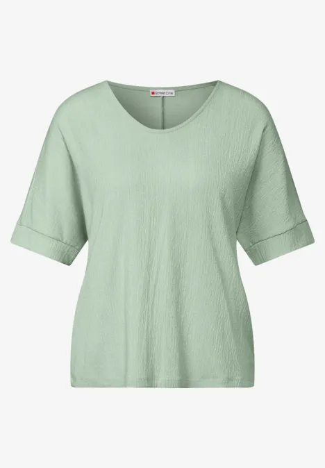 Strukturmix Shirt soft jade green