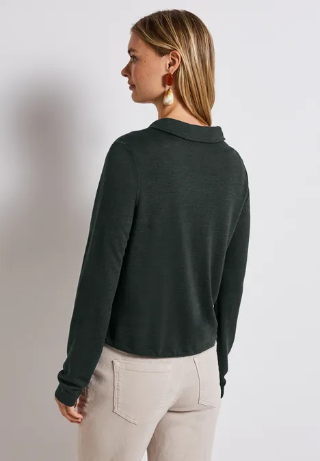 Leinen-Look Jacke pine grove green