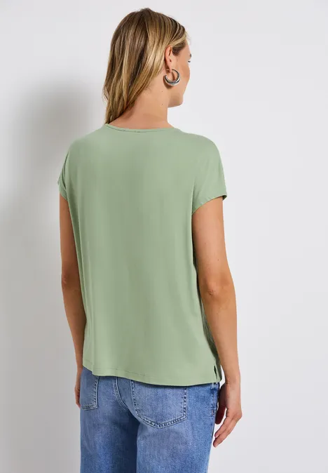 Shirt mit Bändern soft jade green