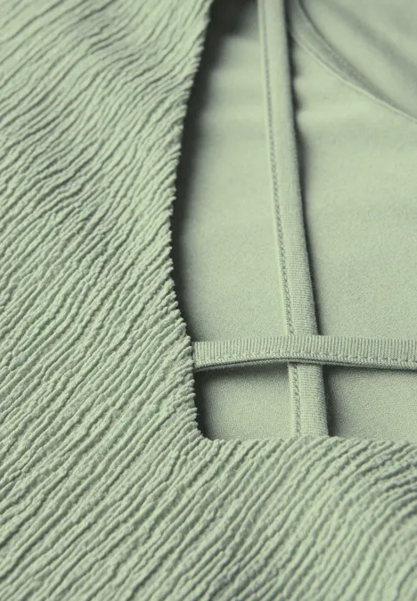 Shirt mit Bändern soft jade green