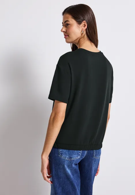 T-Shirt mit Brusttasche pine grove green