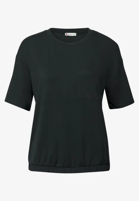 T-Shirt mit Brusttasche pine grove green