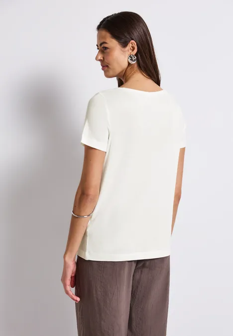 T-Shirt mit Print off white