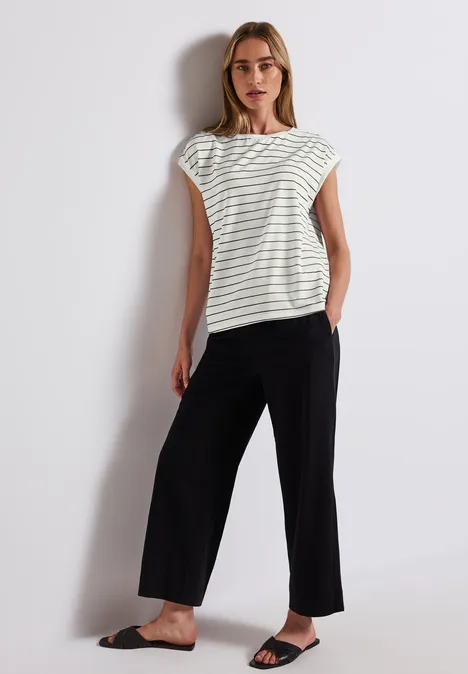 T-shirt à rayures off white